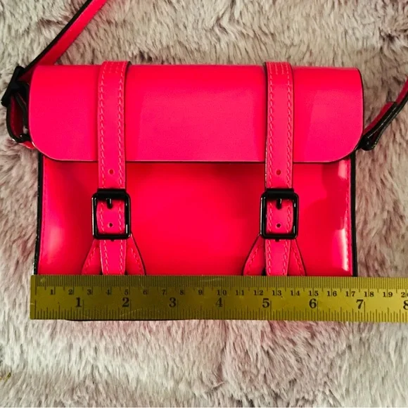 NWOT Dr. Martens 7 inch Mini Leather Satchel Crossbody Bag - Picture 6 of 9